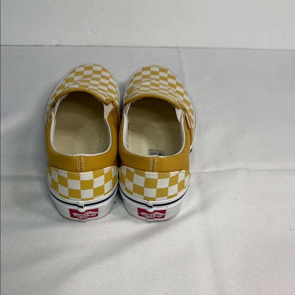 Vans Yellow and White Checkerboard Flats - Picture 4 of 7